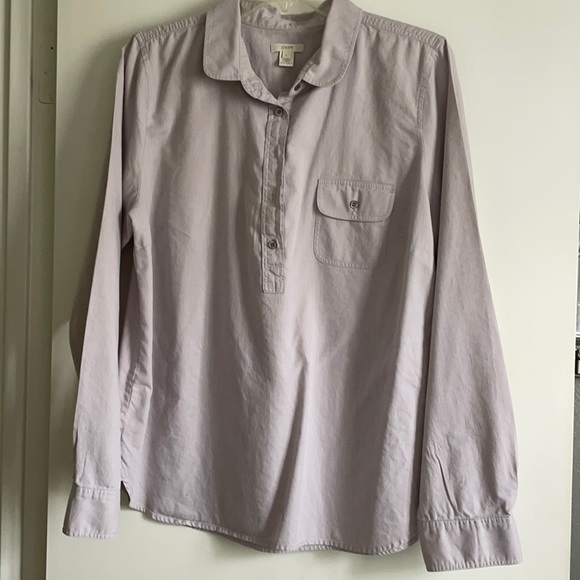 J. Crew Cotton Popover EUC - Picture 2 of 6